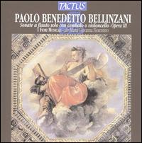 Paolo Benedetto Bellinzani: Sonate a flauto, Op. 3 - I Fiori Musicali