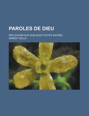 Paroles de Dieu; Reflexions Sur Quelques Textes Sacres - Activities, United States Congress