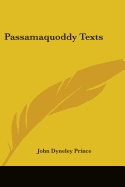 Passamaquoddy Texts