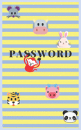 Password: An Organizer for All Your Passwords, Password Log Book, Internet Password Organizer, Alphabetical Password Book, Logbook To Protect Usernames and ... notebook, password book small 5" x 8"