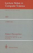 Pattern Recognition: 4th International Conference Cambridge, UK, March 28-30, 1988; Proceedings
