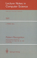 Pattern Recognition: 4th International Conference Cambridge, Uk, March 28-30, 1988; Proceedings