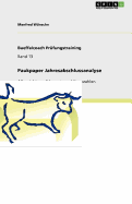 Paukpaper Jahresabschlussanalyse: Alle wichtigen Schemata und Kennzahlen