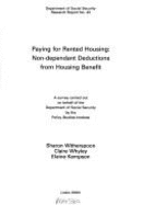 Paying for Rented Housing