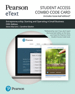 Pearson Etext for Entrepreneurship: Starting and Operating a Small Business -- Combo Access Card