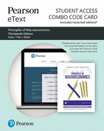 Pearson Etext for Principles of Macroeconomics -- Combo Access Card