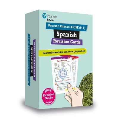 Pearson REVISE Edexcel GCSE Spanish Revision Cards (with free online Revision Guide) - 2023 and 2024 exams - 
