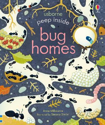 Peep Inside Bug Homes - Milbourne, Anna, and Dimitri, Simona (Illustrator)