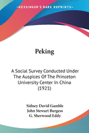 Peking: A Social Survey Conducted Under The Auspices Of The Princeton University Center In China (1921)