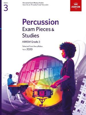 Percussion Exam Pieces & Studies Grade 3: From 2020 - ABRSM