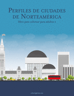 Perfiles de ciudades de Norteamrica libro para colorear para adultos 1