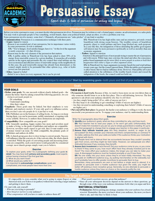 Persuasive Essay: A Quickstudy Laminated Reference Guide - Jacobs, Kathryn, PhD