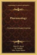 Pharmacology: Clinical and Experimental