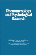 Phenomenology and Psychological Research