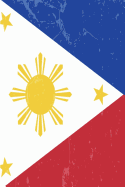 Philippines Flag Journal: Philippines Travel Diary, Filipino Souvenir Book, Lined Journal to Write in
