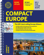Philip's Compact Atlas Europe: A5 Spiral with the Top 300 tourist sites