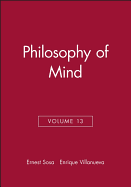 Philosophy of Mind, Volume 13