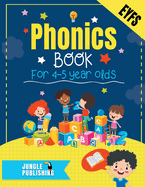 Phonics Book for 4-5 Year Olds: Bumper Phonics Activity Book for Reception - EYFS - KS1 Practice Letters, Sounds, Words, Tracing and Handwriting Includes Cut-Out Flash Cards