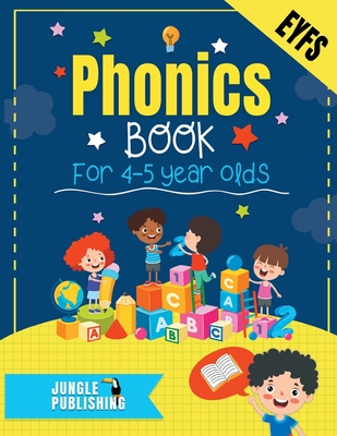 Phonics Book for 4-5 Year Olds: Bumper Phonics Activity Book for Reception - EYFS - KS1 Practice Letters, Sounds, Words, Tracing and Handwriting Includes Cut-Out Flash Cards - Publishing U K, Jungle