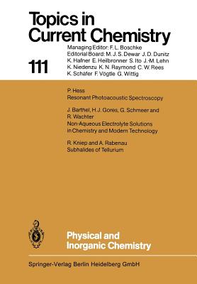 Physical and Inorganic Chemistry - Barthel, J, and Gores, H J, and Hess, P