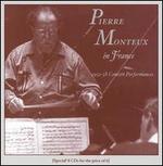 Pierre Monteux in France (1952-58 Concert Performances) [Box Set]