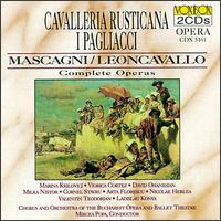 Pietro Mascagni: Cavalleria Rusticana; Ruggiero Leoncavallo: I Pagliacci - Arta Florescu (soprano); Cornel Stavru (tenor); David Ohanesian (baritone); Ladislau Konya (baritone);...