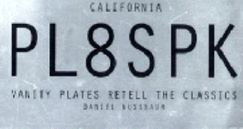 Pl8spk: California Vanity Plates Retell the Classics - Nussbaum, Daniel