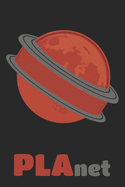 PLAnet: Notizbuch, Skizzenbuch, Planer oder Konstruktionsbuch in 6x9 Zoll (ca A5) perfekt f?r alle G-Code-Fans, 3D-Modell Designer, 3D-Druck-Fans und f?r CNC-Dreher. Zum planen von Projekten und zum festhalten von Ideen!