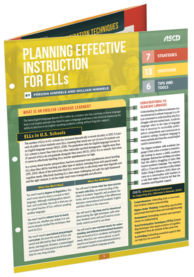 Planning Effective Instruction for Ells (Quick Reference Guide) - Himmele, Prsida, and Himmele, William