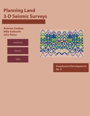 Planning Land 3-D Seismic Surveys - Cordsen, Andreas