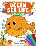 Playful Pencils Ocean Sea Life Coloring Book