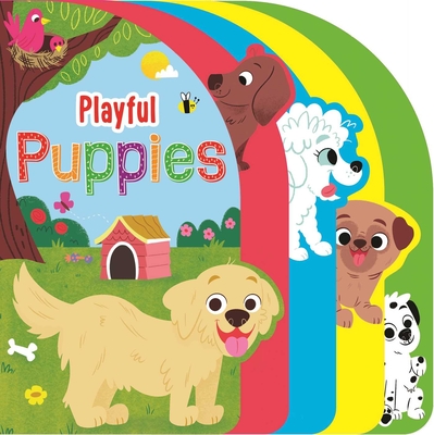Playful Puppies: Shaped Board Book - Igloobooks