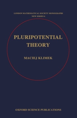 Pluripotential Theory - Klimek, Maciej
