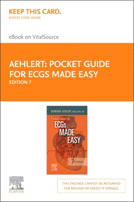 Pocket Guide for Ecgs Made Easy - Elsevier eBook on Vitalsource (Retail Access Card) - Aehlert, Barbara J, Msed, RN