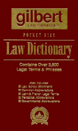 Pocket Size Law Dictionary--Burgundy - Gilbert Law Summaries, and Resource, and Gilbert
