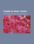 Poems of Many Years