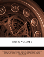 Poetry, Volume 3