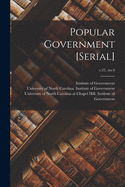 Popular Government [serial]; v.21, no.4