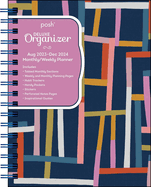 Posh: Deluxe Organizer 17-Month 2023-2024 Monthly/Weekly Softcover Planner Calen: Crossroads Geometric