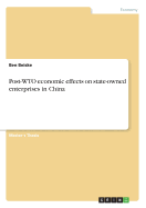 Post-WTO economic effects on state-owned enterprises in China