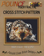 Pounce Tiger Fractal Cross Stitch Pattern