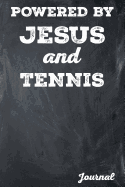 Powered by Jesus and Tennis Journal: College Lined