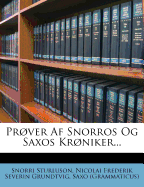 Prver AF Snorros Og Saxos Krniker...
