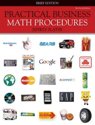 Practical Business Math Procedures: WITH Business Math Handbook, Student DVD AND WSJ Insert - Slater, Jeffrey