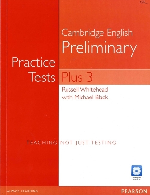 Practice Tests Plus PET 3 with Key and Multi-ROM/Audio CD Pack - Whitehead, Russell