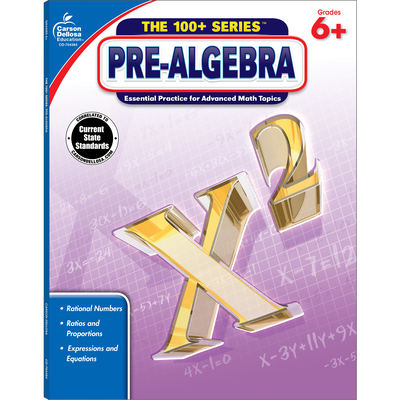 Pre-Algebra, Grades 6 - 8: Volume 15 - Carson Dellosa Education (Compiled by)