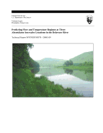 Predicting Flow and Temperature Regimes at Three Alasmidonta heterodon Locations in the Delaware River