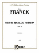 Prelude, Fugue and Variation, Op. 18: Sheet