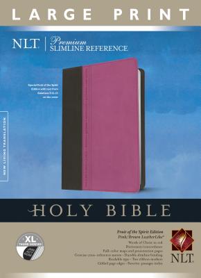 Premium Slimline Reference Bible-NLT-Large Print Fruit of the Spirit - Tyndale (Creator)