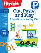 Preschool Cut, Paste, and Play Mega Fun Learning Pad